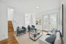 virtually staged 2nd floor living area