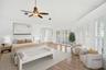 Virtually staged primary suite
