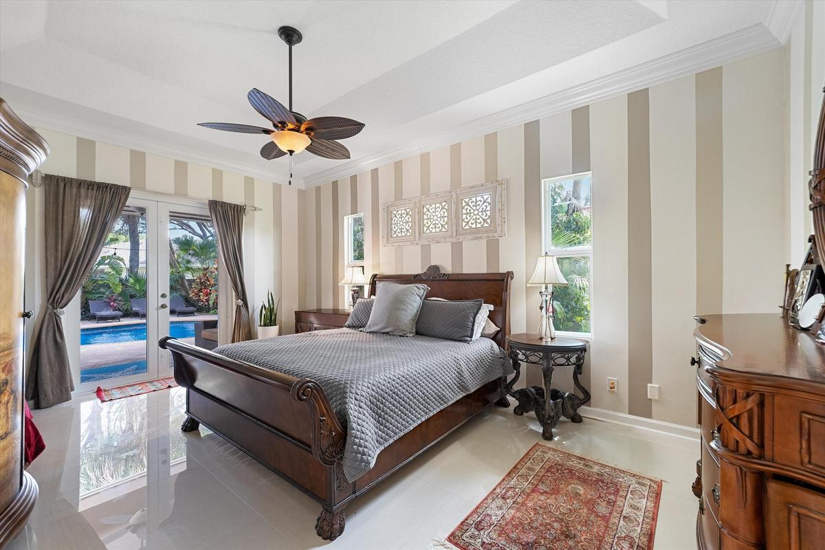 Primary Bedroom with Ensuite Bath & Walk in Closet