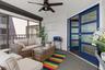 Front lanai offers a relaxing respite
