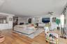 Bar, wine fridge, storage at your fingertips