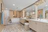 Custom designed & built double sinks, vanities