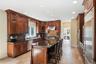 Kitchen leading to laundry room