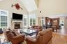 Living room leading to kitchen