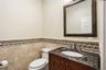 Half bathroom on the main level