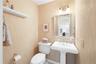Half bath with toilet