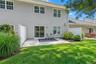 Rear patio with privacy fence