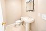 Powder room on main level