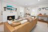 With wood burning fireplace