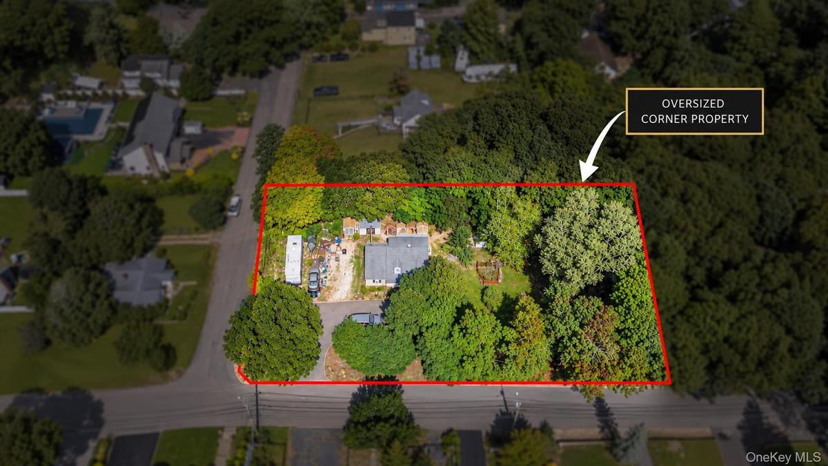 Large corner lot