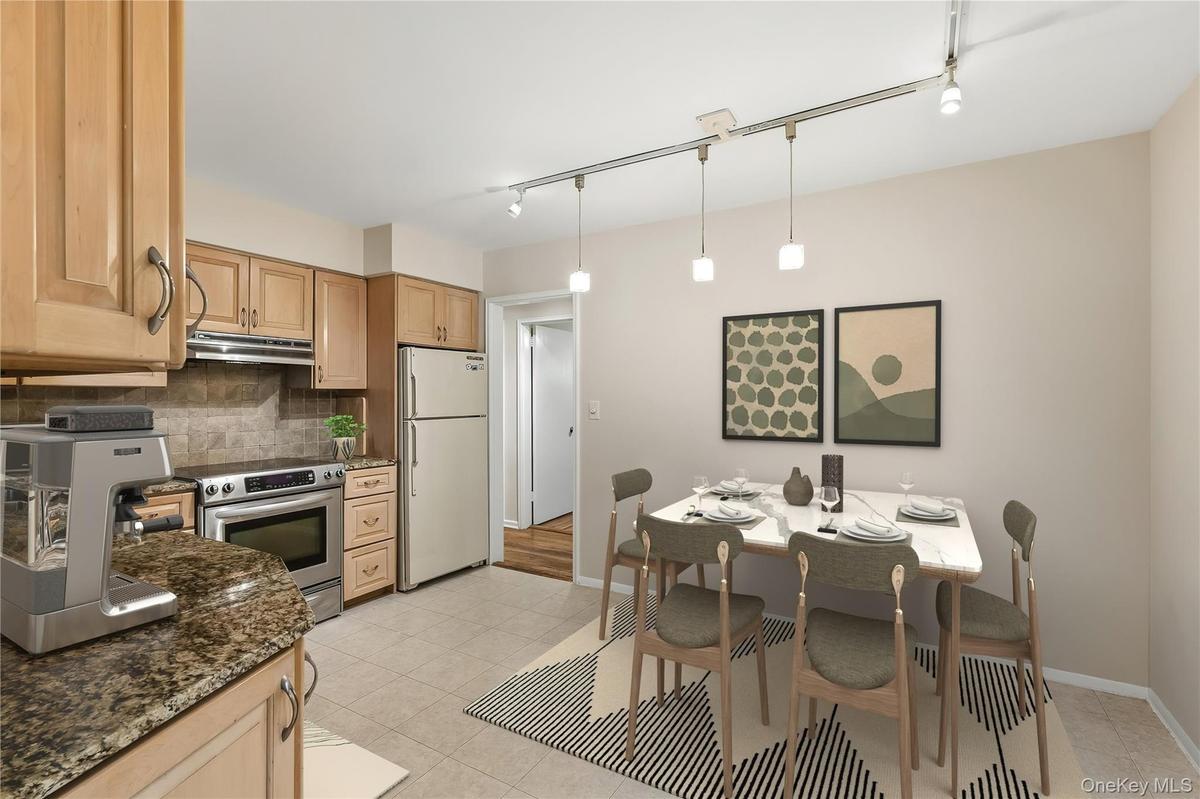 Classic cabinetry, generous counters, easy flow