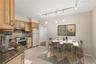 Classic cabinetry, generous counters, easy flow