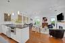 Example of dining/living area with shades closed.