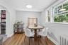 Spacious dining area