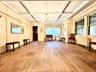 Large Dining room w/ hardwood floors and Decorative coffered ceiling with recessed panels