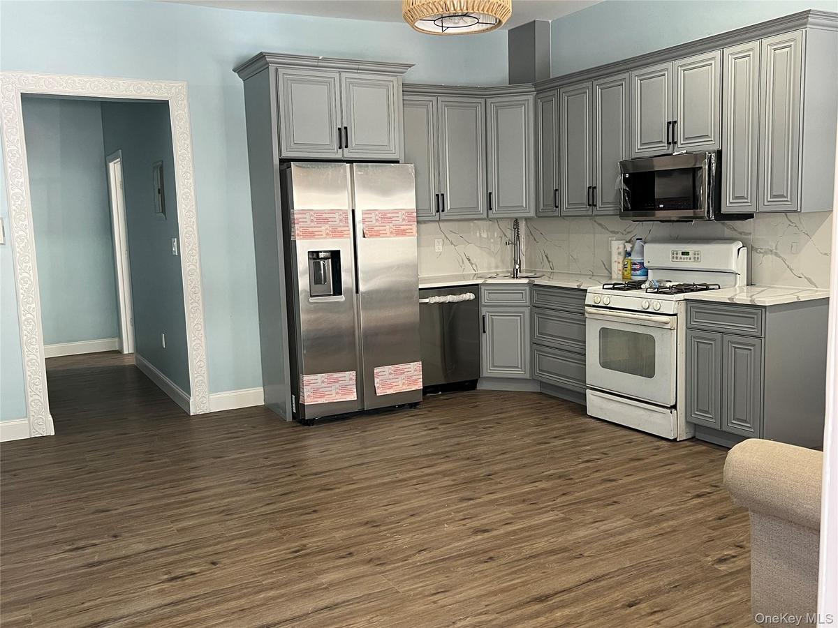 First Floor living and kitchen combine