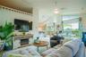 living room with pull out sofa