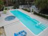 40 ft lap pool and patio/deck