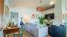 living room with pull out sofa