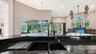 Kitchen counter-top with sink.