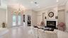 Separate Living Room with fireplace.