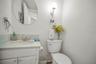 First floor powder room