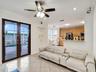 VIEW OF KITCHEN AND BREAKFAST NOOK FROM FAMILY ROOM