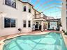 SCREENED POOL WITH COVERED PORCH, GAZEBO WITH LIGHTS, CEILING FAN, TV HOOKUP. MASTER BEDROOM BALCONY OVERLOOKING POOL AND CORN FIELD FOR BEAUTIFUL SUN