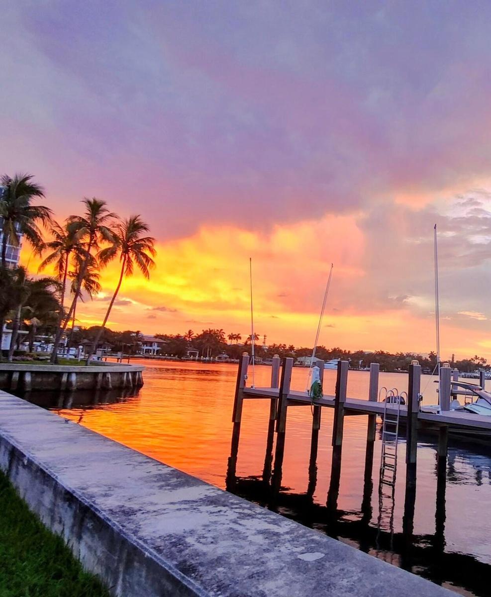 Stunning sunset views!