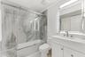 Stylishly renovated 2nd bathroom/tub/shower