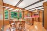 eat in kitchen with wood floors