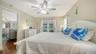 Light-filled primary bedroom.