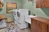 inside laundry/utility room
