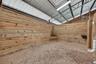 inside stalls in barn -