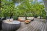 Oversized deck off dining rm