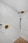 Guest house bathroom with nice sized shower