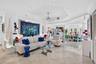 Part of unit 303. Bright / Modern Unit w/ all Marble Flooring. This is potentially a Dining Room.
