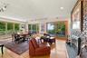 Formal Dining with Double Sided Fireplace and Water Views