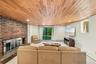 Lower Level Living Space with Fireplace