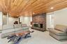 Lower Level Living Space with Fireplace