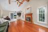 Family Room with Sliders out to Rear Deck