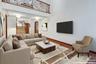 Virtually staged living room