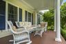 Front Porch with multiple Seating Areas