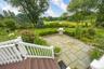 Deck Steps down to Blue Stone Patio