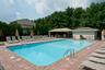 Community pool with lifeguard in season and bathrooms