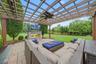 Pergola with Fireplace & TV