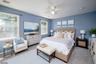 Master bedroom furnished