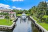 boat is 85', this 'hurricane hole' accommodates + protects mega yacht(s)