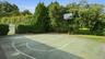 Partial basketball court for extra activity