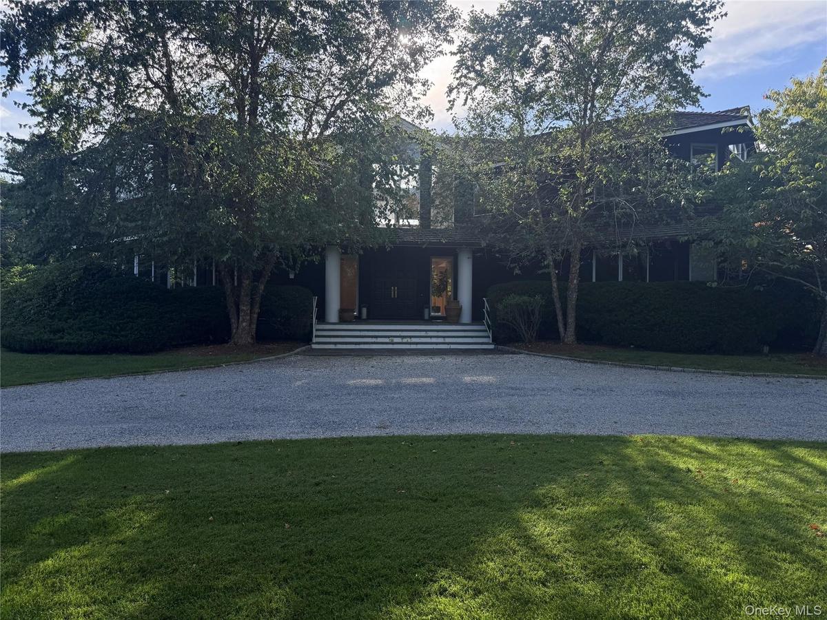 With very mature landscaping